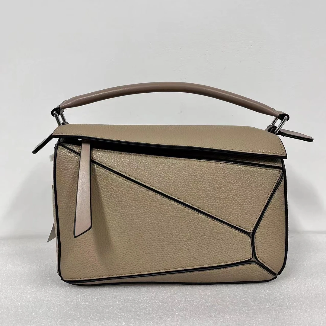 【小裴几何】   TR-原创小众设计款--大象灰单肩手提斜挎包