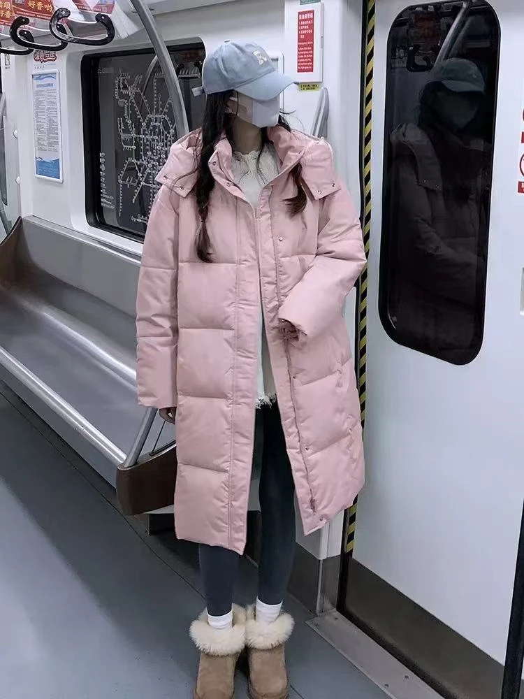 非图片款女士中长款棉服休闲宽松韩版冬季