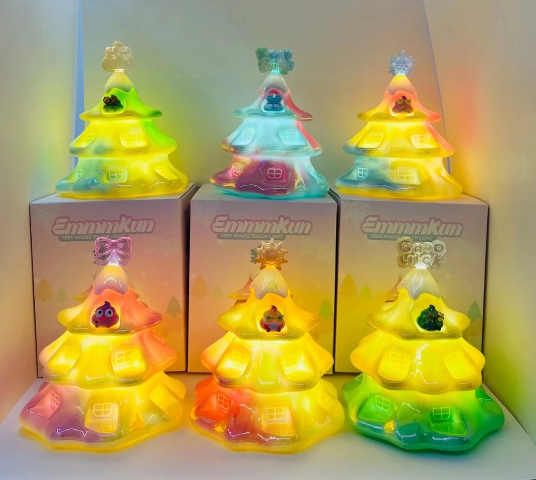 【珊珊拆盒】Emmmkun拍拍灯收纳盲盒可充电摆件圣诞节礼物