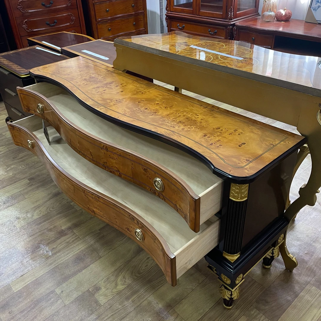 兆森国际大牌尾单轻奢美式电视柜意式欧式罗马柱地柜160*40*71CM