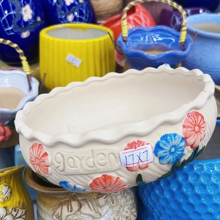 有孔，满10元发货多肉陶瓷花盆