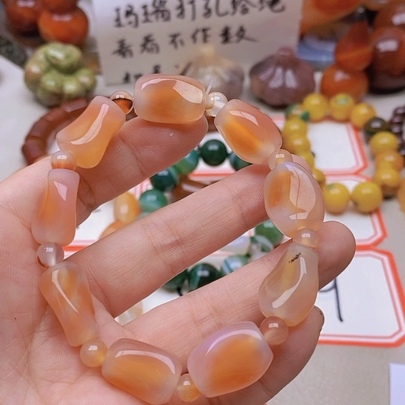 【闪购商品】未镶嵌玛瑙/玉髓珠宝半成品伤*嘟