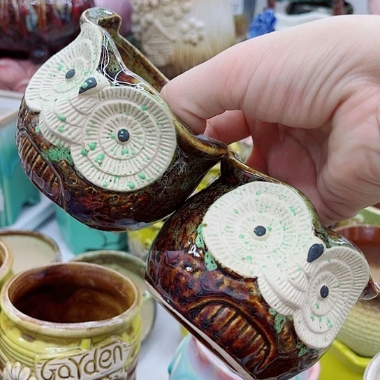 多肉绿植陶瓷花盆9.9包邮