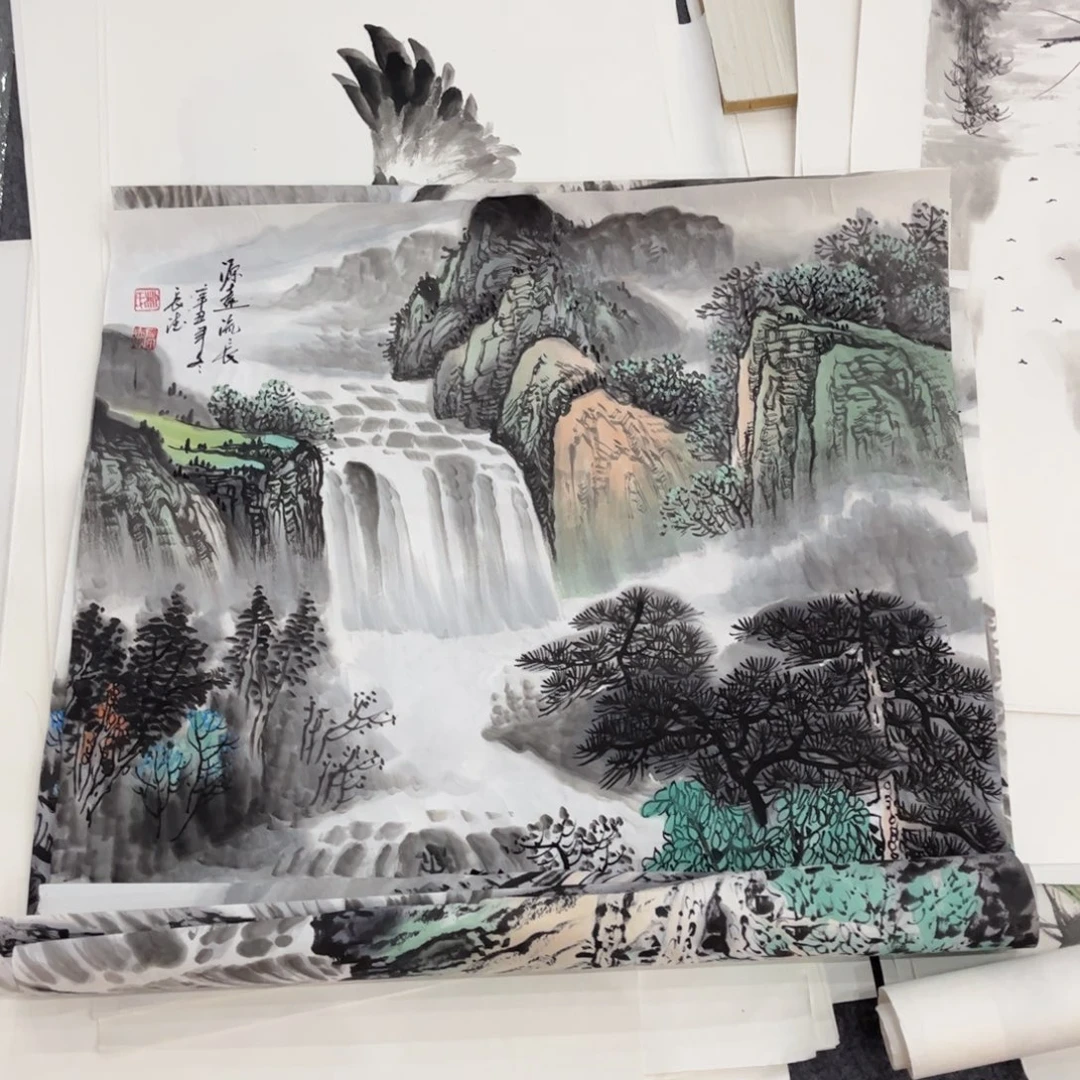 国画LT精品国画作品单幅任发