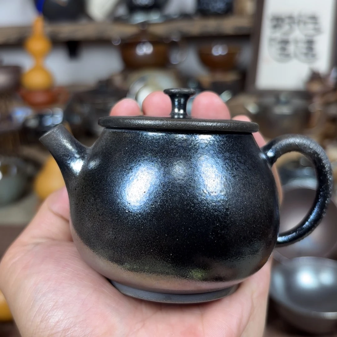 建水紫陶三木柴烧140cc