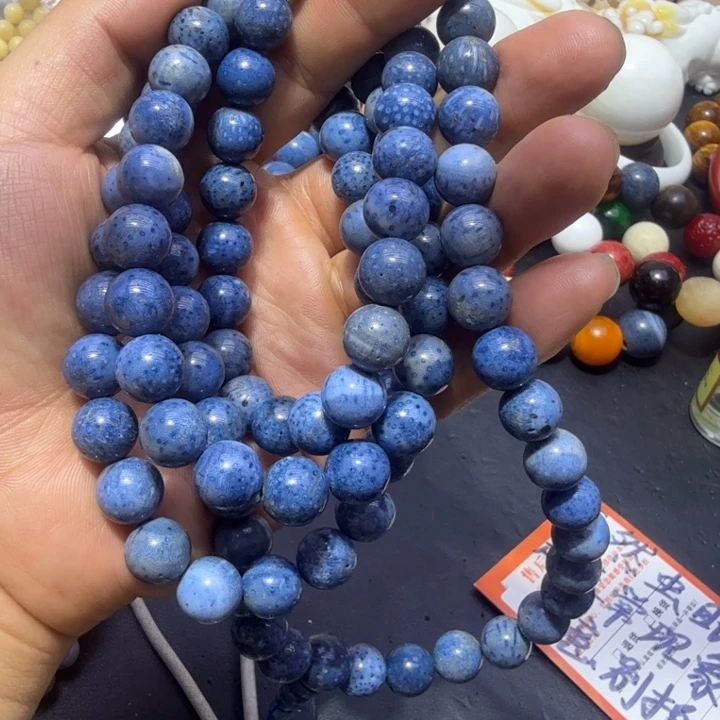 非洲紫檀（红花梨）1.2成108颗蓝姑娘