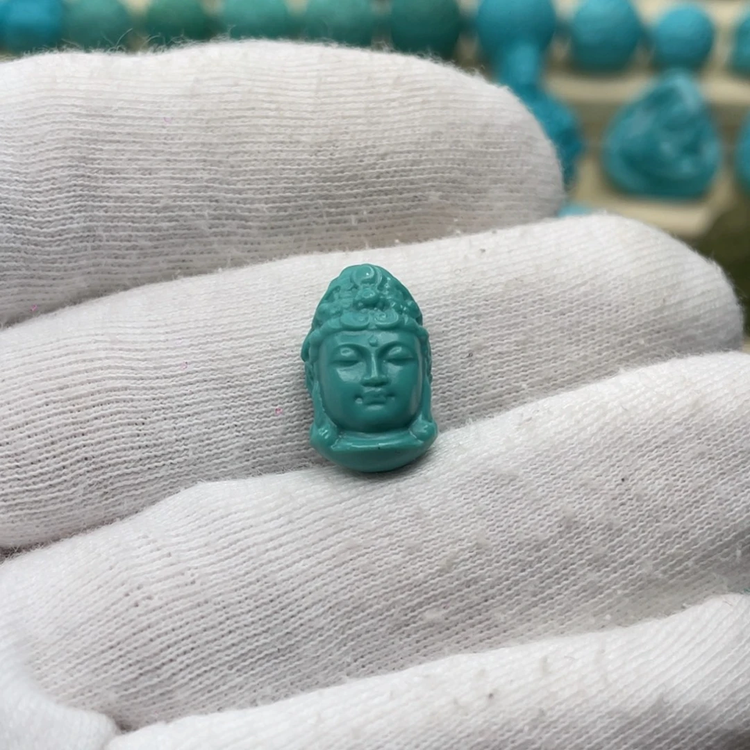 绿松石未镶嵌颈饰卡10.2-12.7-8