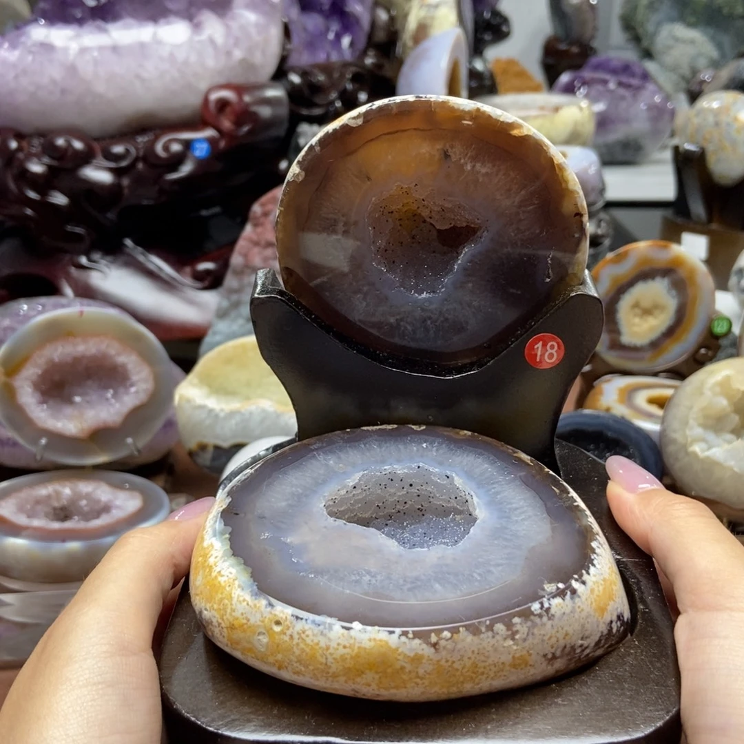 紫晶摆件未镶嵌水晶