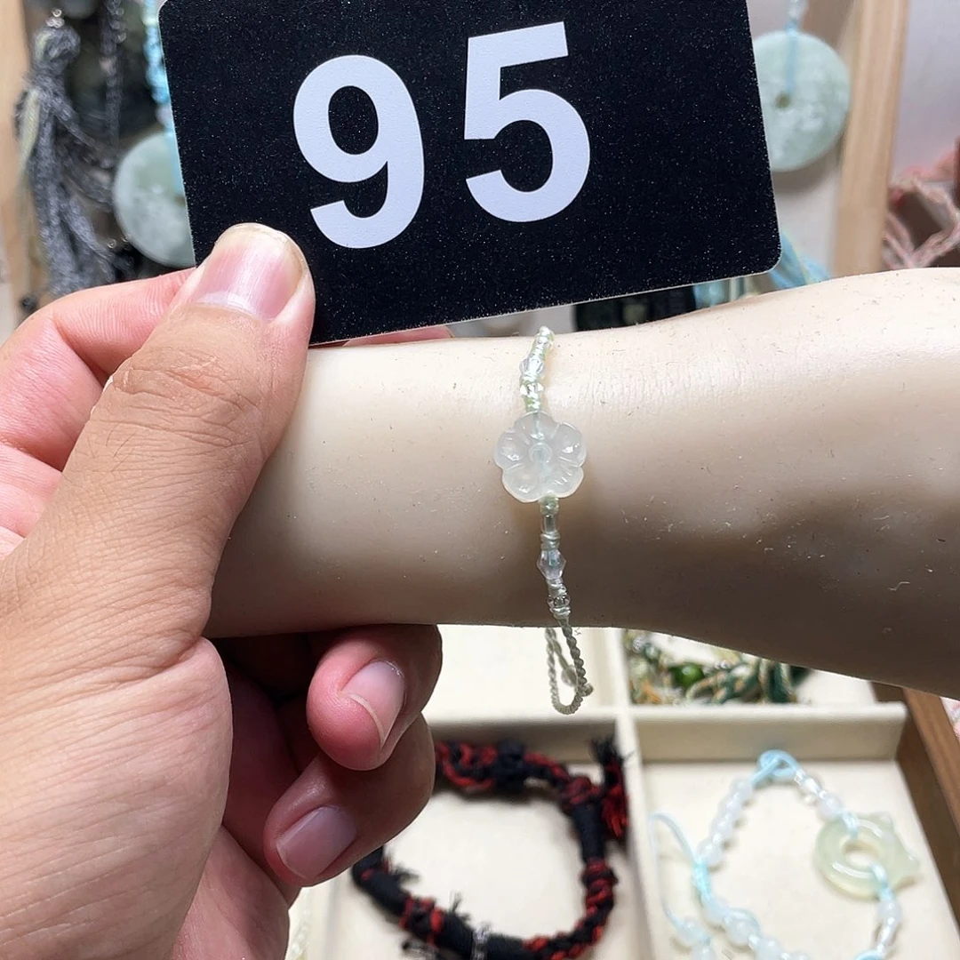 蛇纹石玉合金颈饰