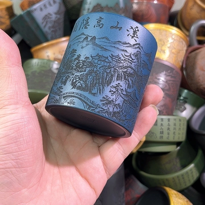 茶杯紫砂全手工紫砂主人杯