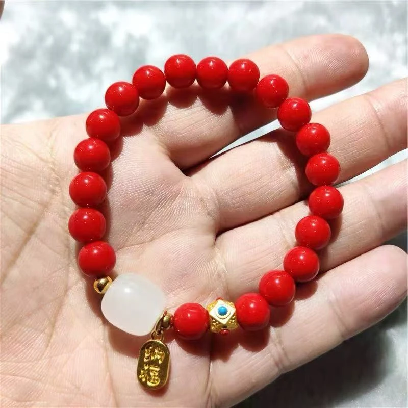 M117红色精品手串 无礼盒