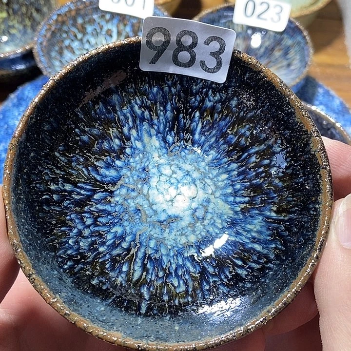 茶盏龙窑柴烧柴烧落灰