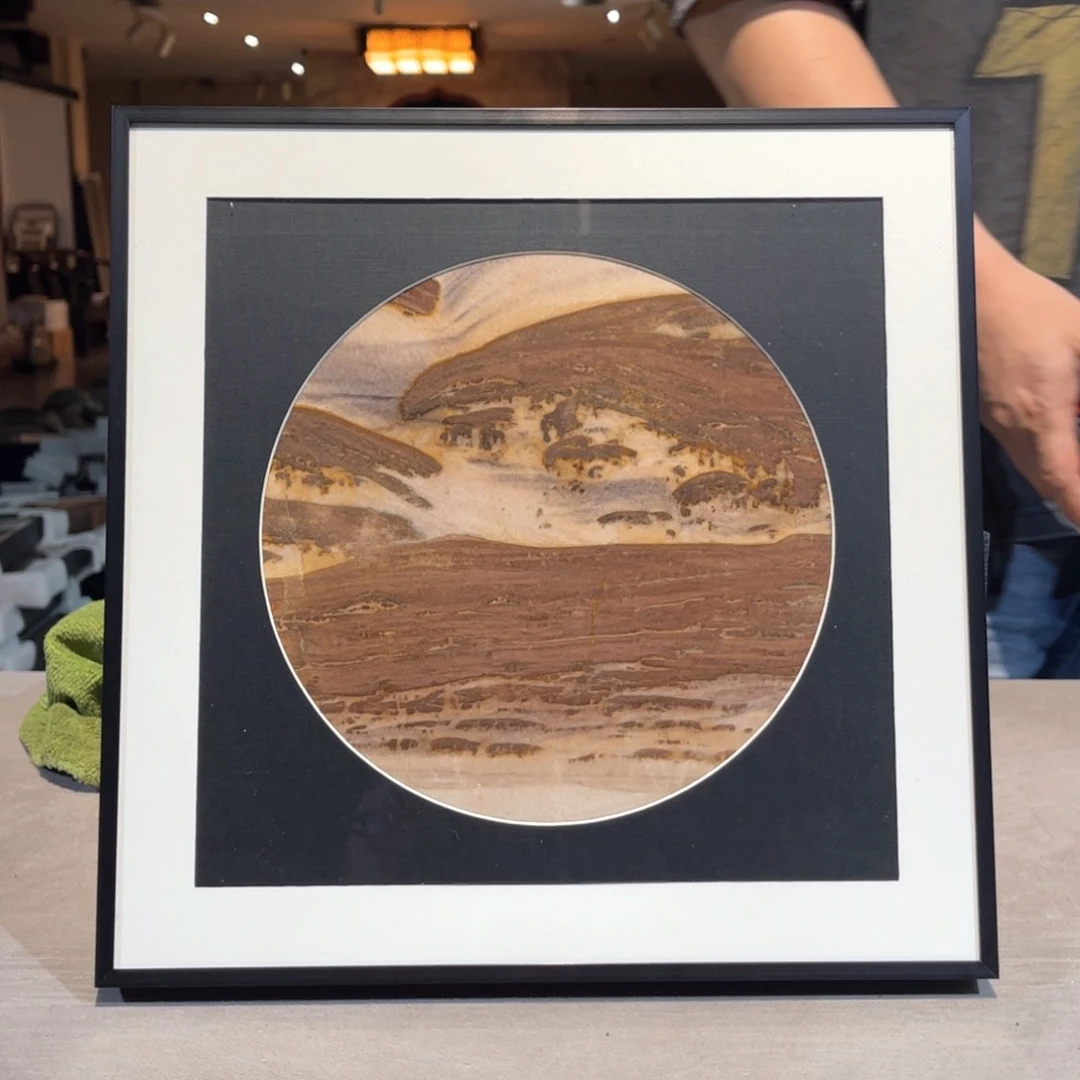 七彩石30/30 三峡清江画面石