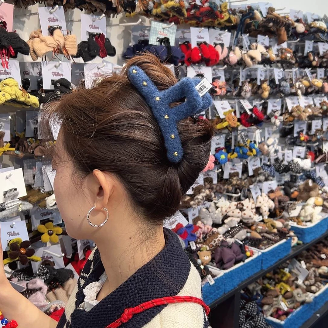 布艺铁合金蓝金大抓