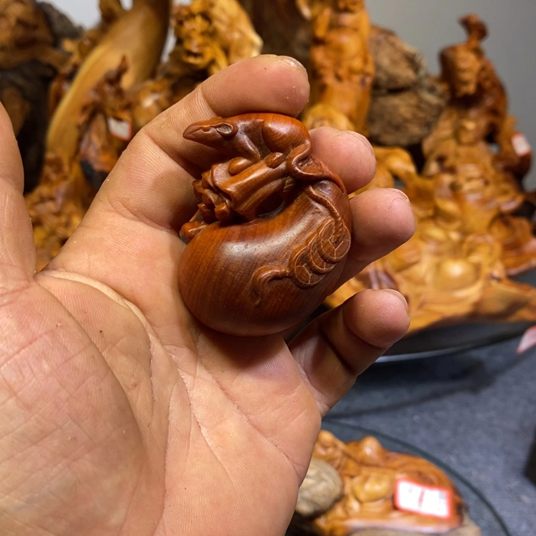 柏木（崖柏）木雕工艺品摆件家居根雕装饰
