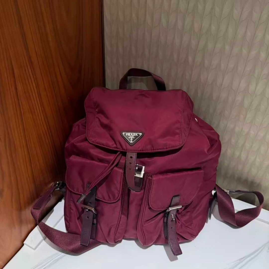 95新 Prada/普拉达 乱乱子中古/女士/双肩包/112293