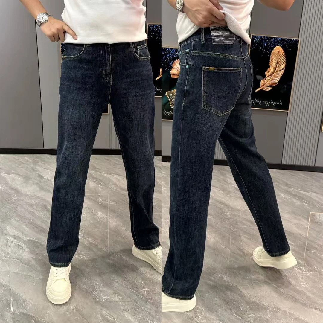 男裤秋冬款直筒男款长裤宽松裤子男款秋冬款牛仔裤休闲裤男款