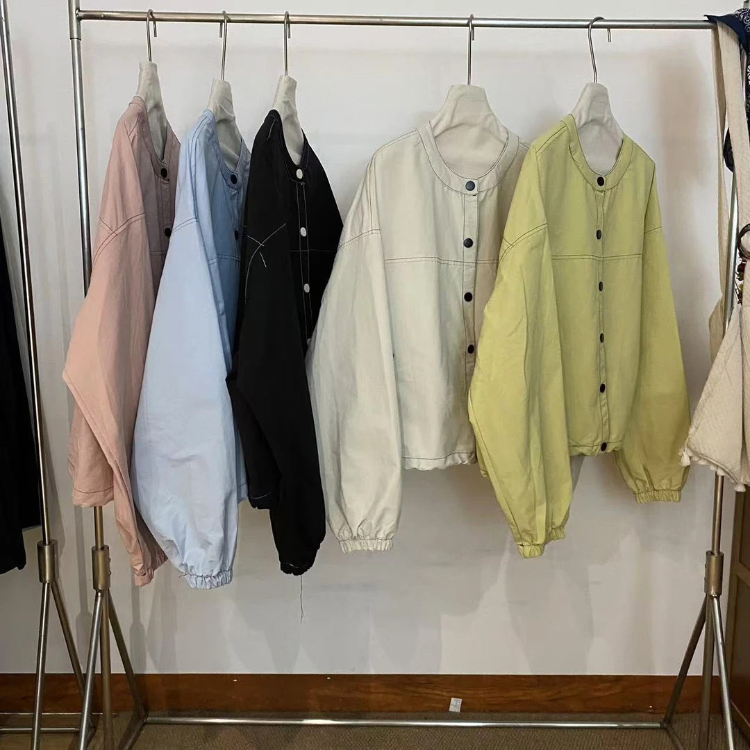 墙裂推荐XS#90026 日系明线圆领外套 2025-04-11