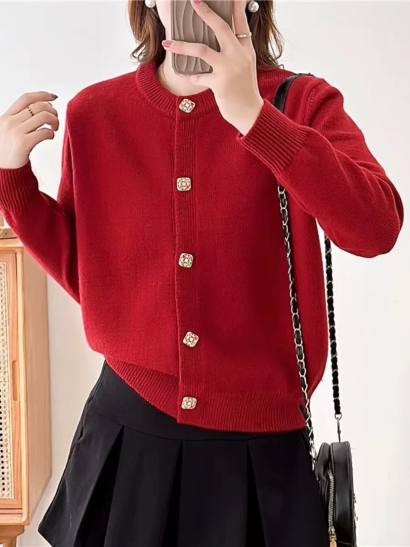 静姐 欧货网时尚网红长袖休闲针织衫毛衣36938