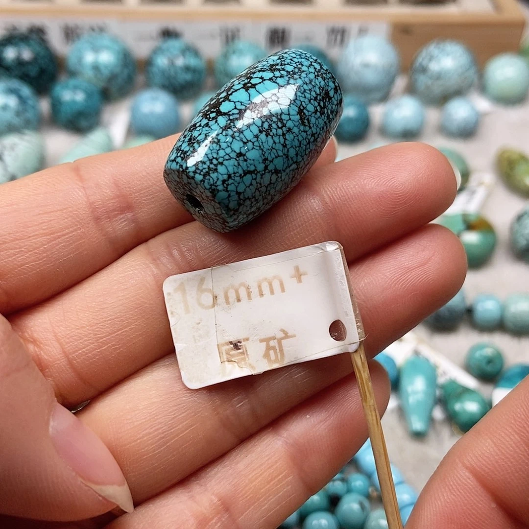 未镶嵌绿松石珠宝半成品