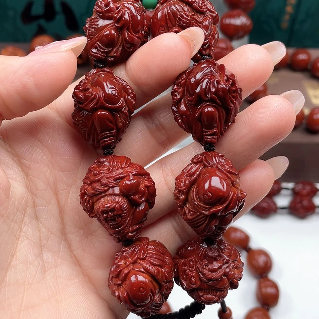 橄榄核手串白****?钟馗手串