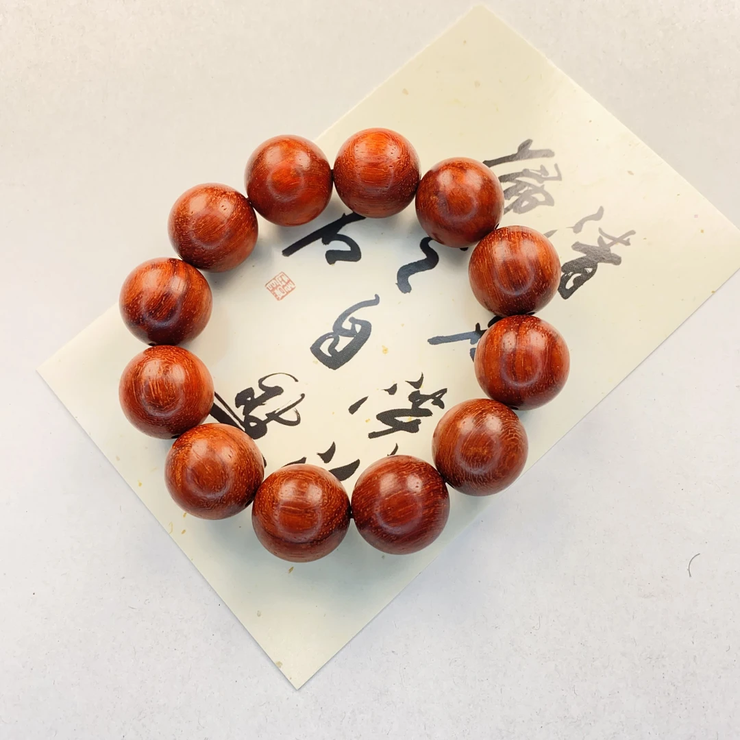 2.0CM缅甸花梨男士手串 JY-0010