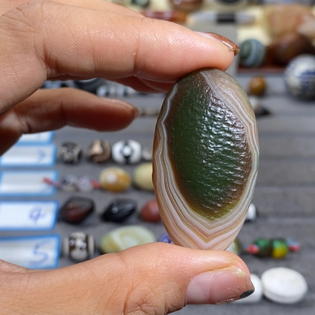 独****玛瑙/玉髓合金颈饰