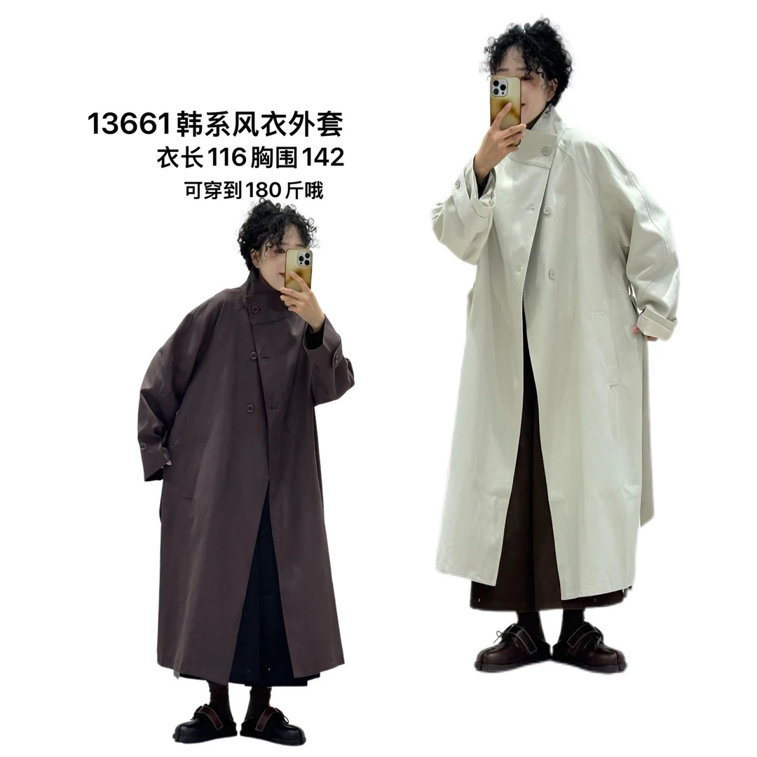 【吖吖家】13661韩系风衣外套