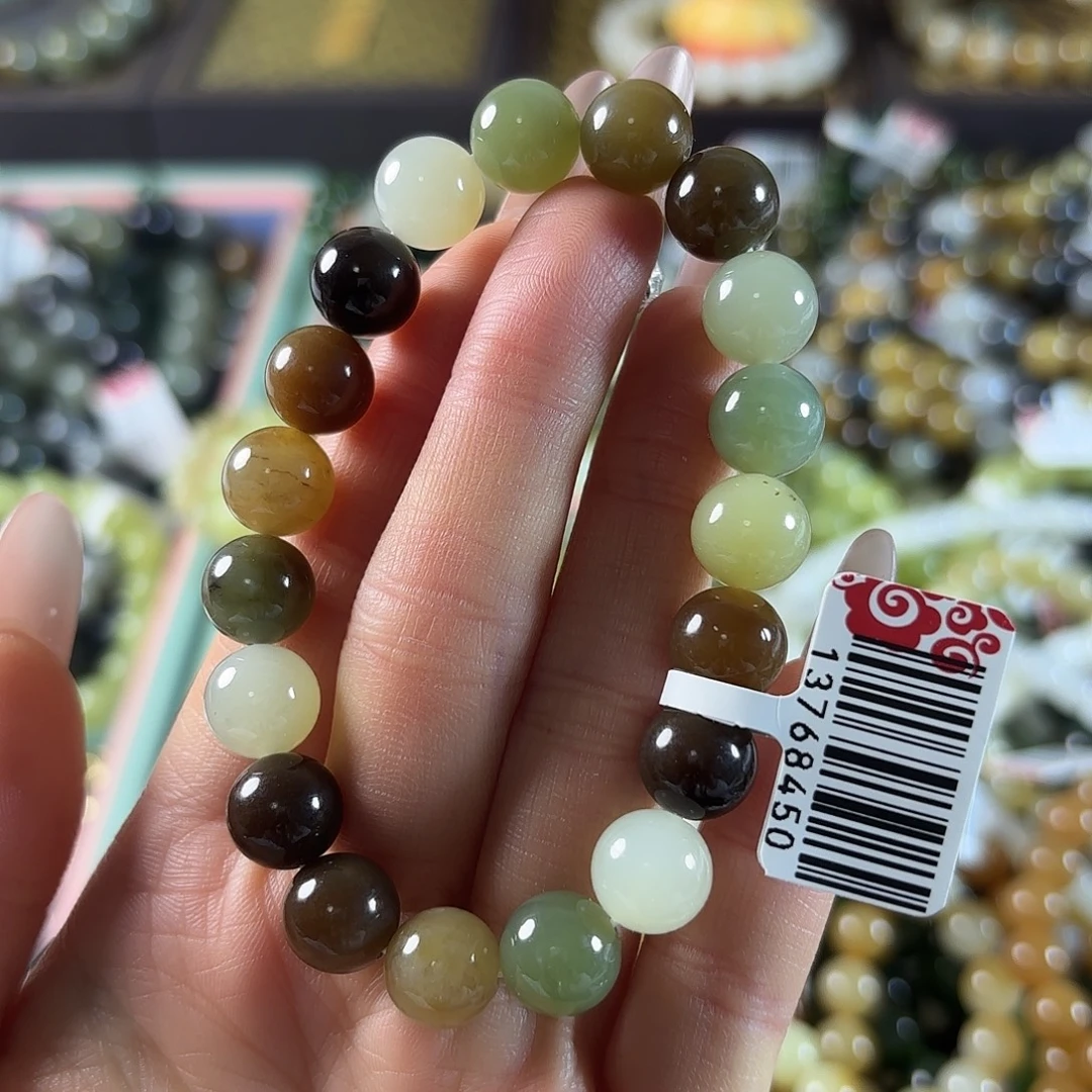 和田玉未镶嵌手链390