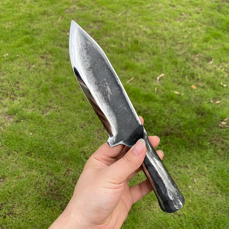 加厚轨道钢锻打户外刀具防身刀砍树刀多功能刀挖野菜挖土刀