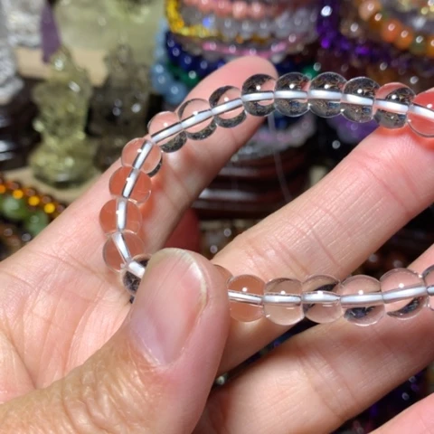 水晶手串未镶嵌盘珠手链
