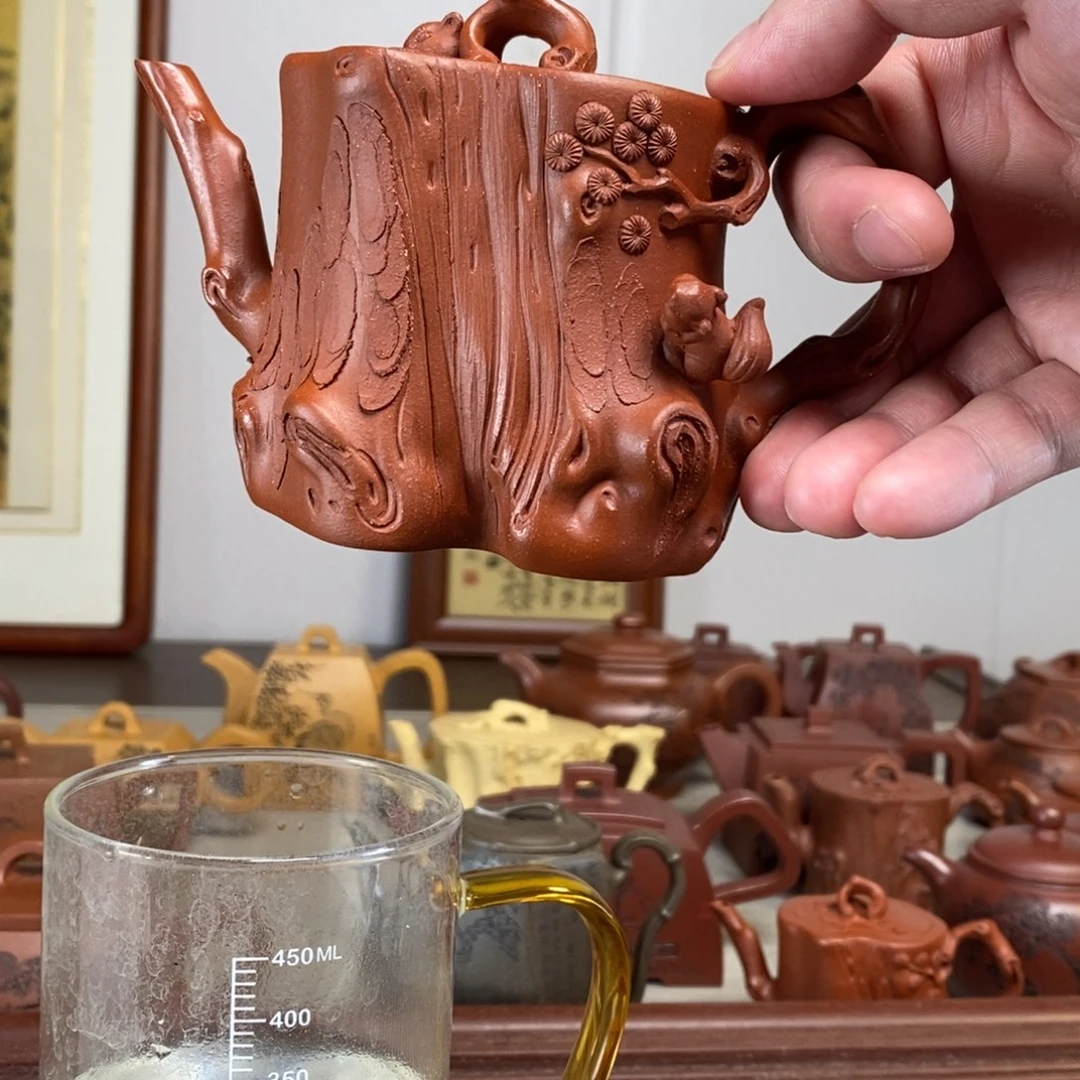 茶壶紫砂原矿泥料传统工艺制作