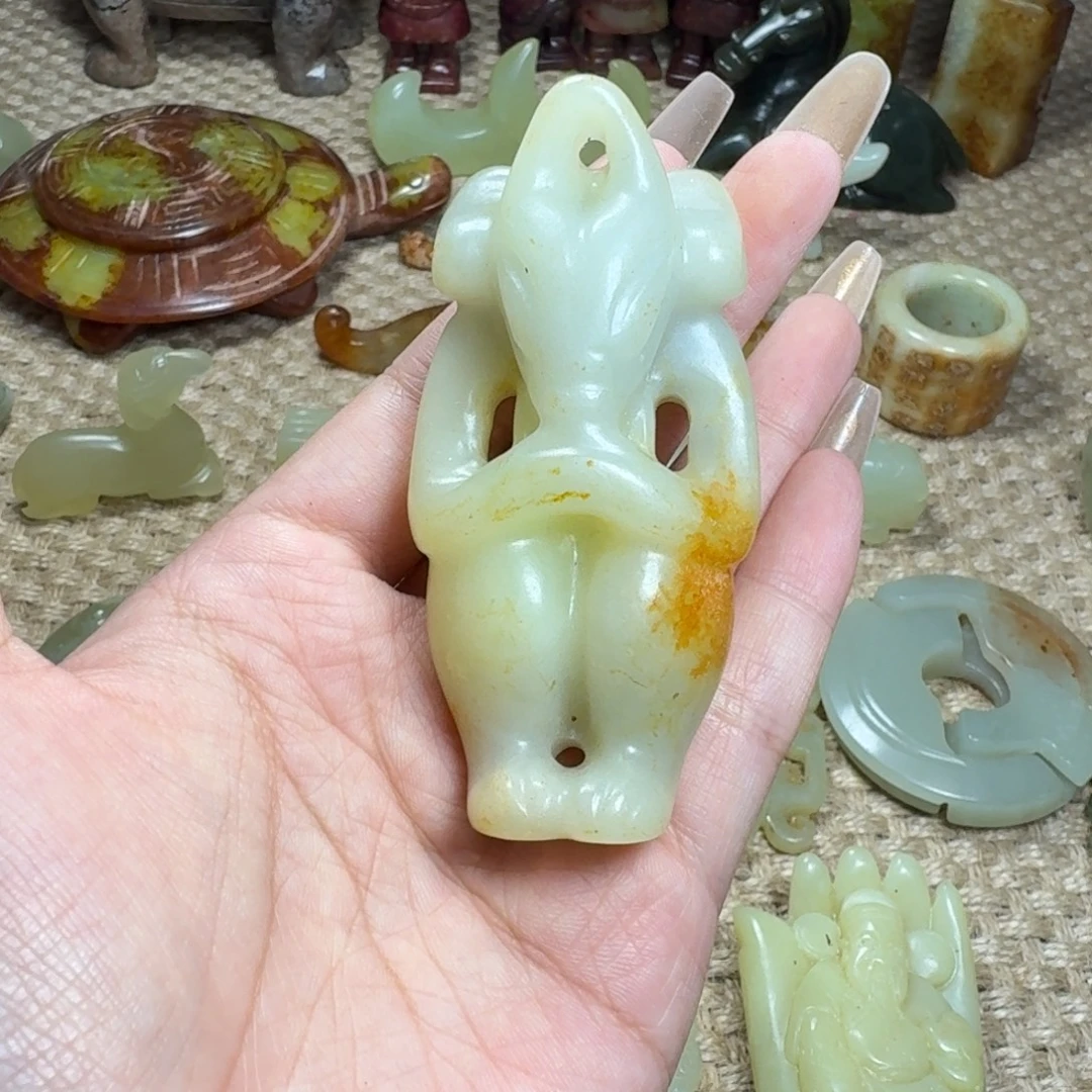 吊坠白玉菩提挂件