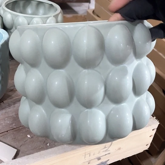 陶瓷滋***薇外贸尾货多肉绿植陶瓷花盆