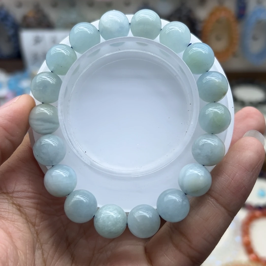 水晶手链未镶嵌11.7咪海蓝宝