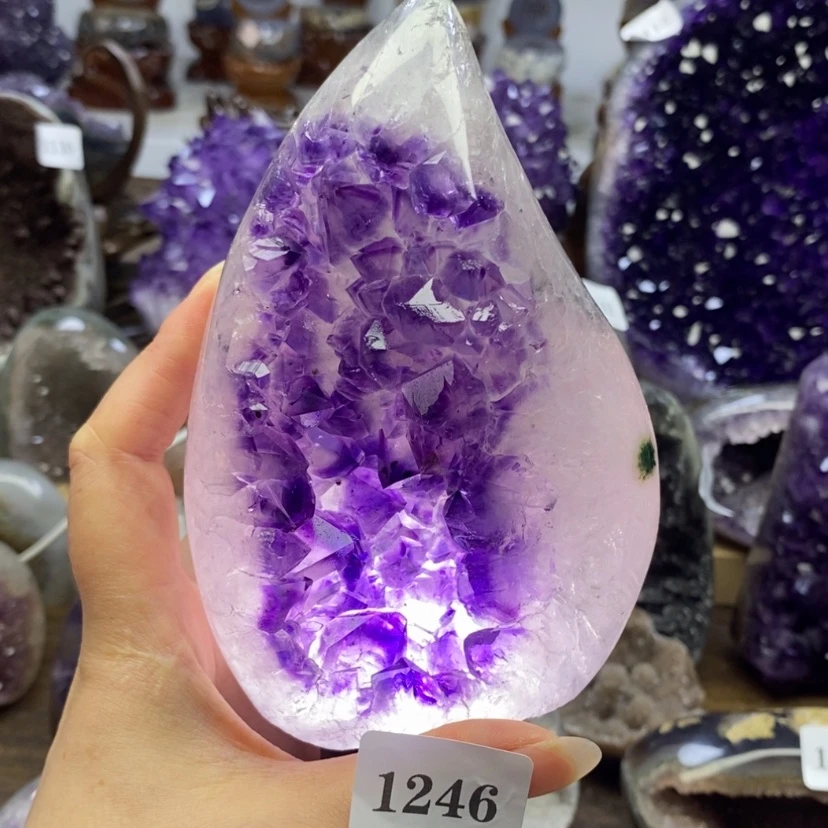 【闪购商品】未镶嵌大型摆件（非配饰）紫晶