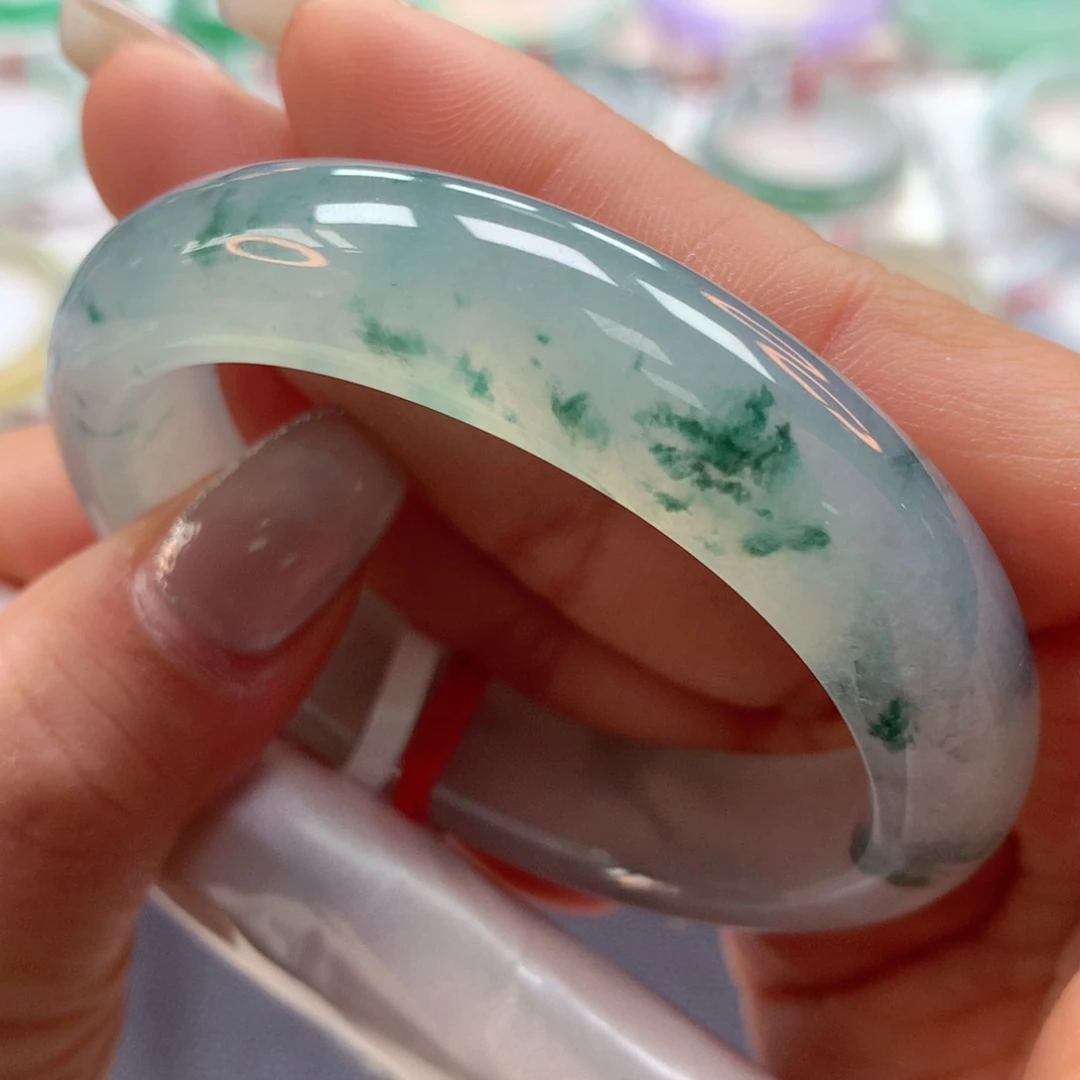 翡翠手镯未镶嵌51正60号88