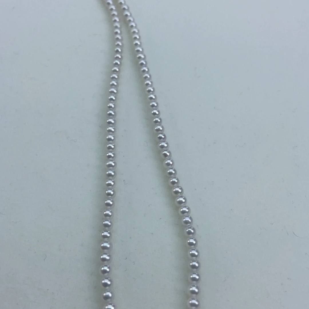 3.5小灯泡银S925镶嵌淡水珍珠