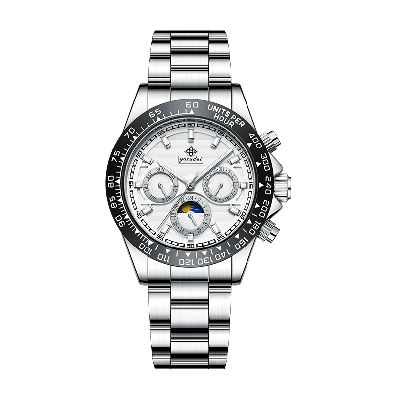 【官方正品】YA6034宇宙计时系列熊猫迪/男士高端潮流机械腕表-wan