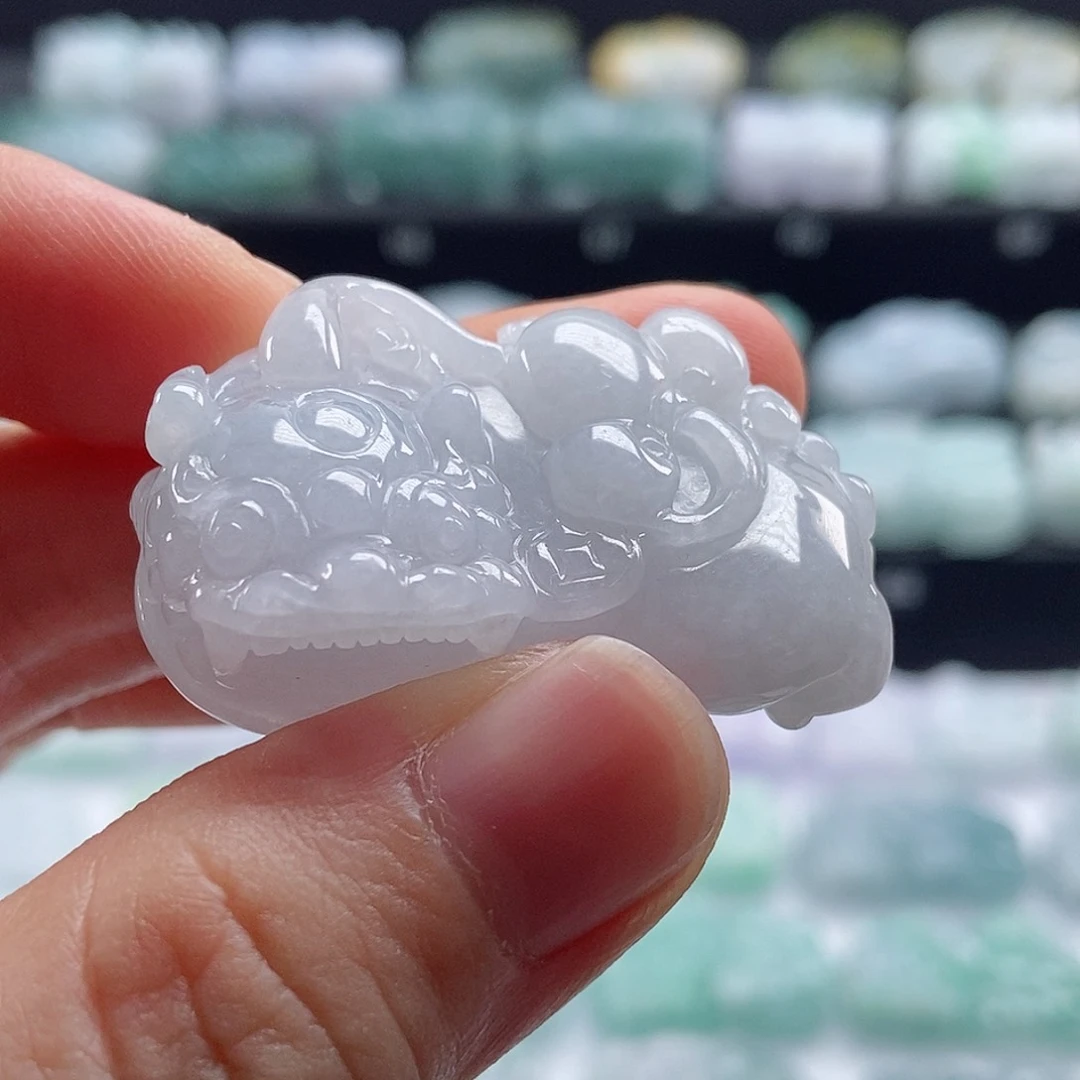 颈饰未镶嵌翡翠翡翠貔貅