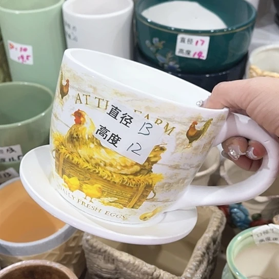 陶瓷外贸尾货多肉绿植陶瓷花盆