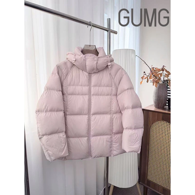 【女装优选】GUMG-马卡龙轻软花苞中长款羽绒服GM20555