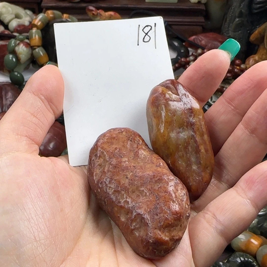 岫岩河磨玉（透闪石质玉）把件未镶嵌