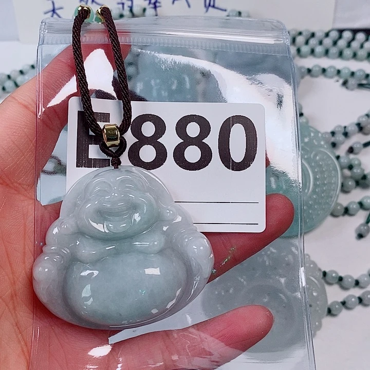 翡翠未镶嵌颈饰天然