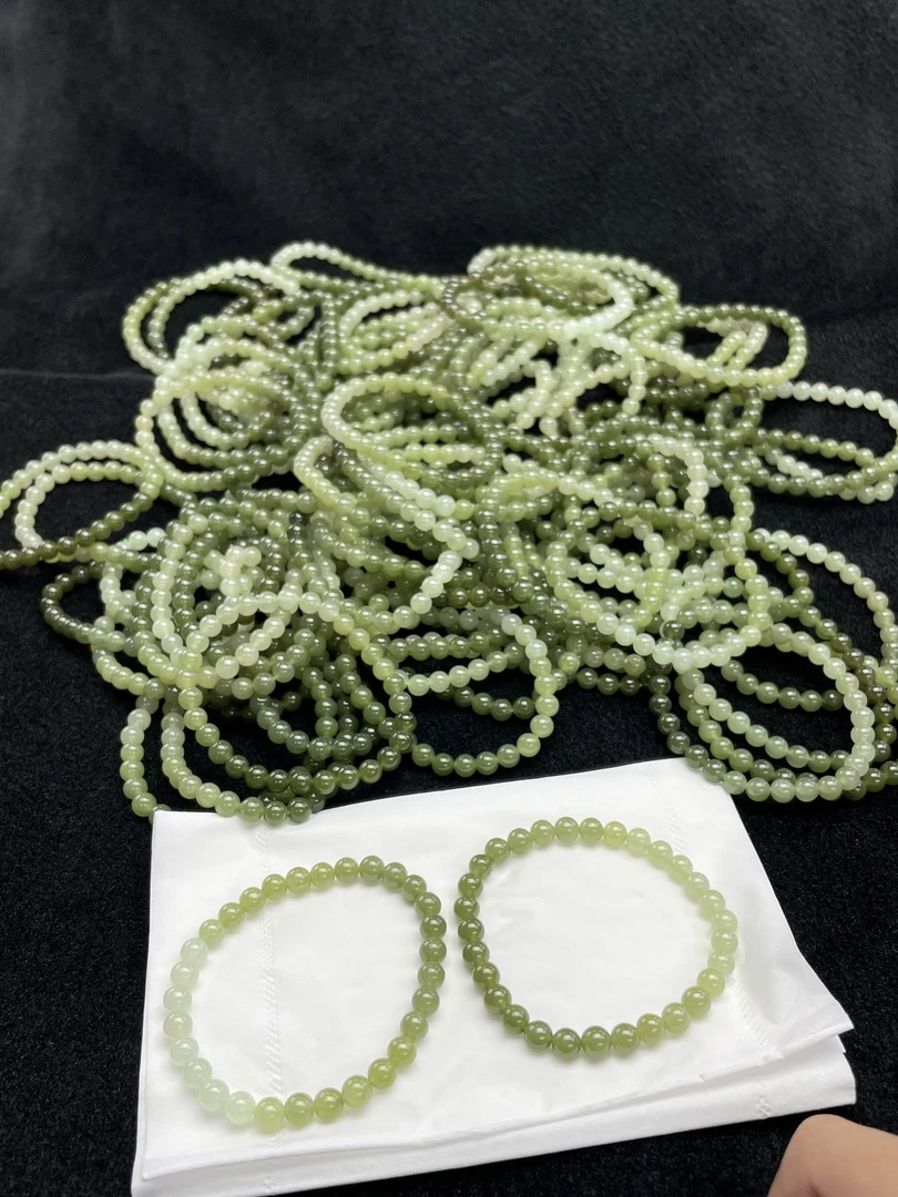 【小耿珠宝】和田玉晴水渐变手串/6（多样性发其一）