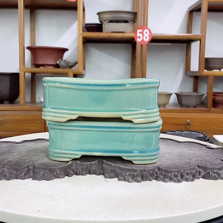 紫砂花盆瑕疵。走形不平火裂5.5-16-11.5