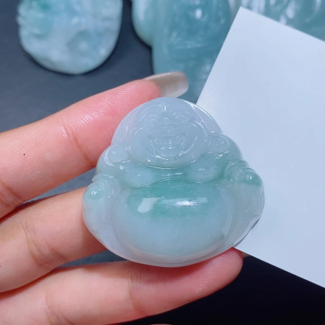 定制翡翠未镶嵌定制毛货翡翠挂件