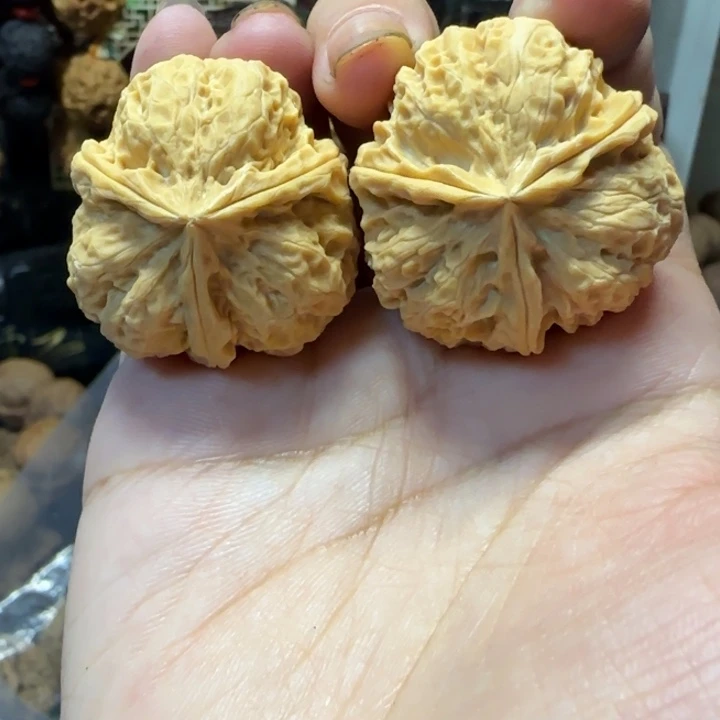 吊坠文玩核桃花中花35