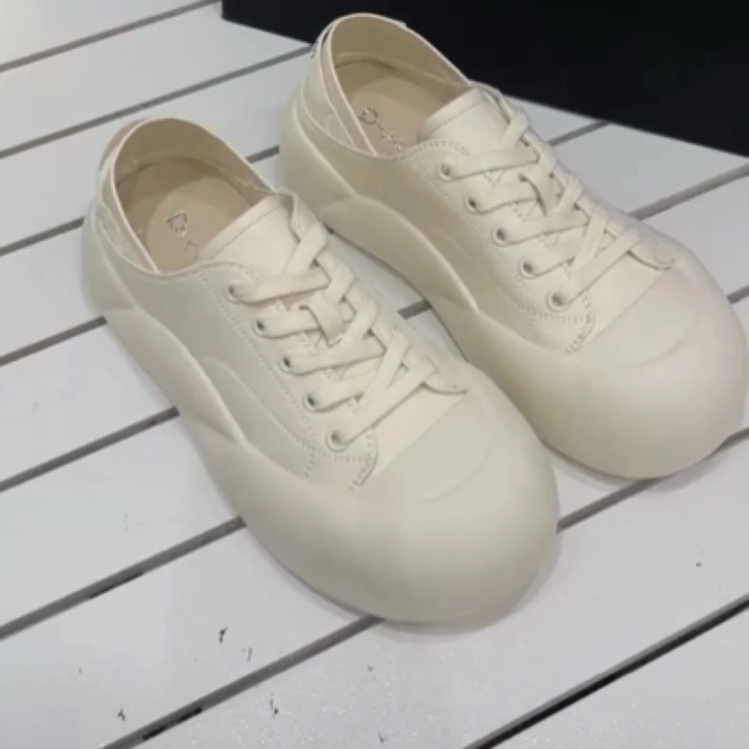 舒适系带百搭牛皮女鞋9068-2