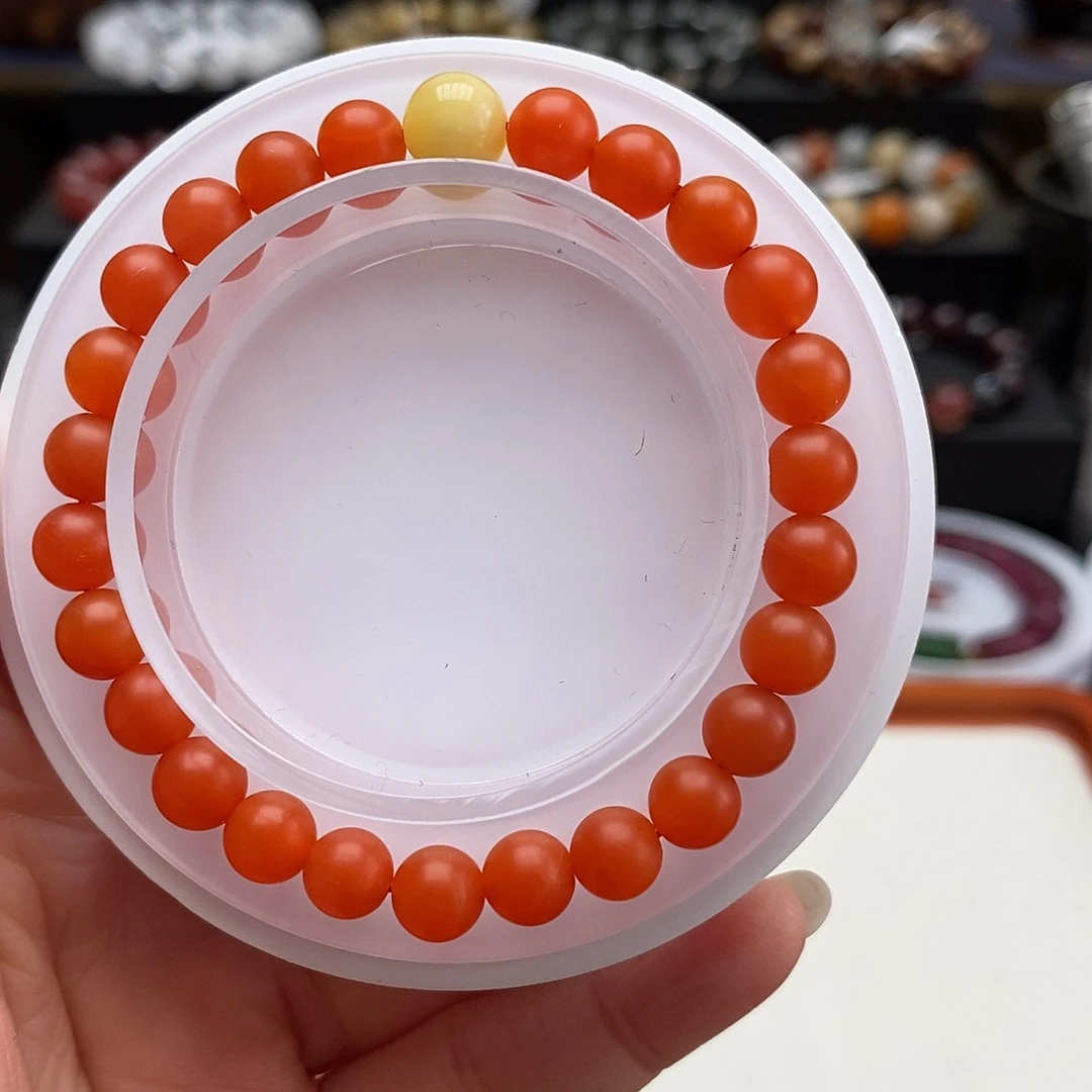 南红玛瑙手链未镶嵌手链